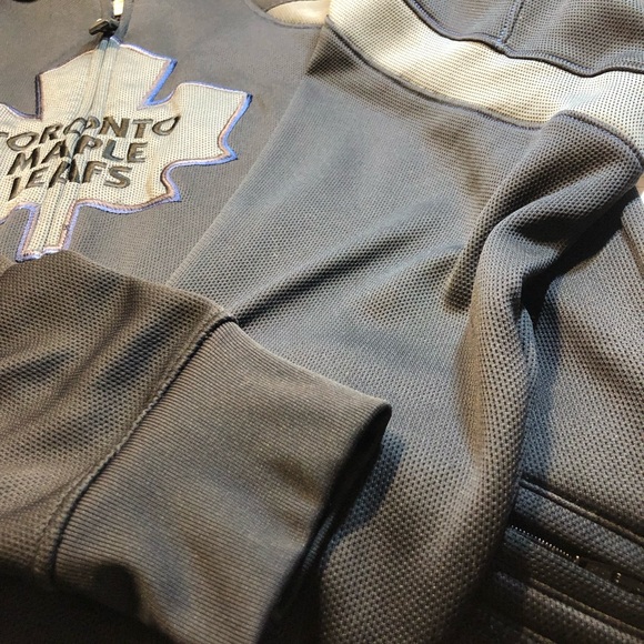 Reebok Toronto Maple Leap Fell Zip Hoodie Centre Ice Collection Small - Picture 7 of 16